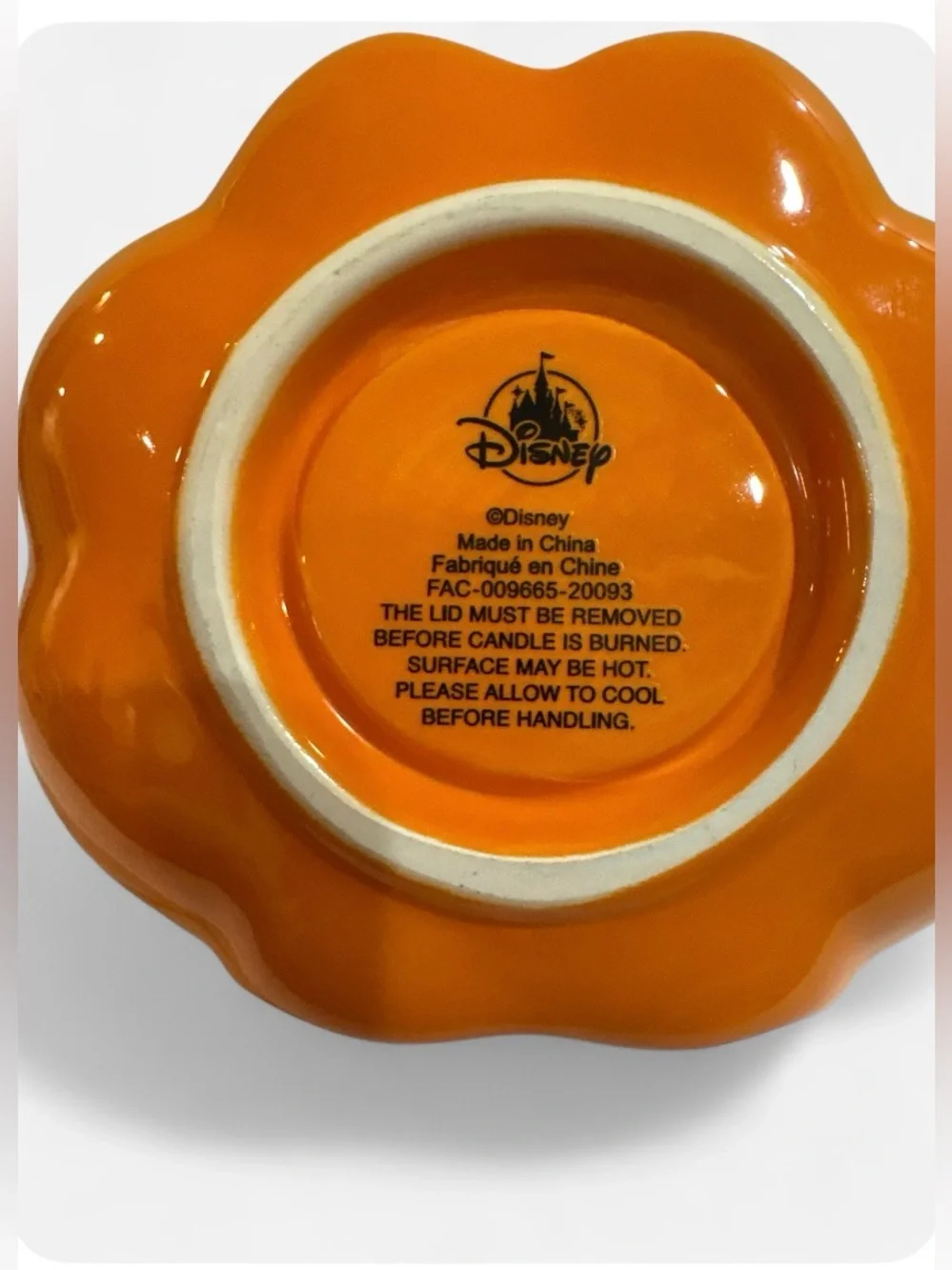 Disney Mickey Mouse Halloween Ceramic Votive Candle Holder. NEW. NO TAGS